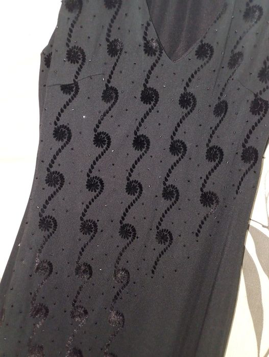 Платье чёрное 42р