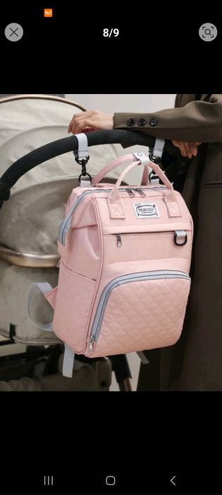 Раница подходяща за майка с бебе