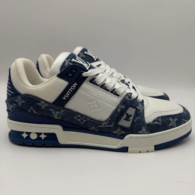 #NOU# Louis Vuitton Trainer Monogram Denim Blue #VERIFICARE COLET#
