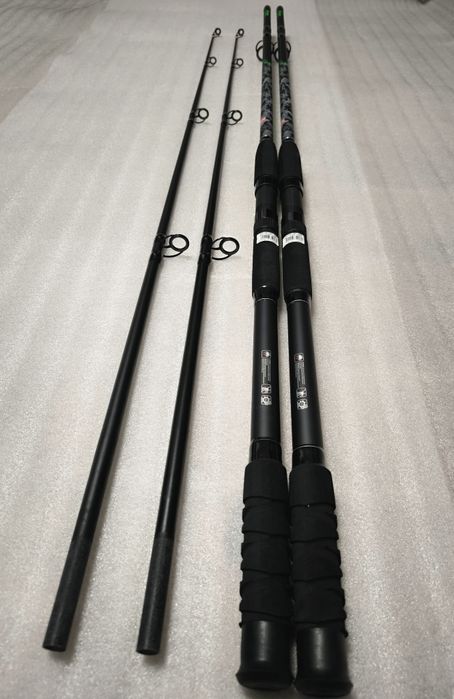 SET 2 Lansete Somn 3.0m Diamant ALB CatFish + 2 Mulinete GB 8000