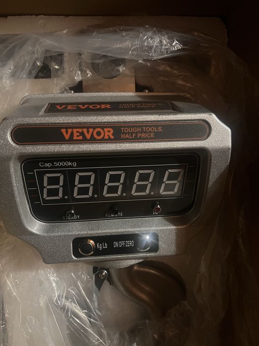 Кранова везна / кантар с кука и дистанционно от 300 кг до 5 тона