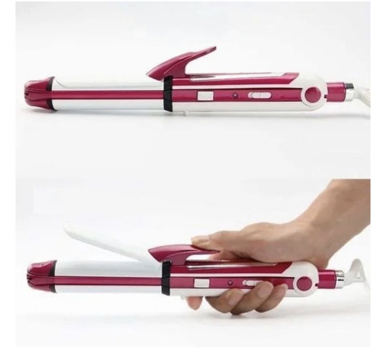 Плойка мини-гофре, мульстайлер 3 в 1.