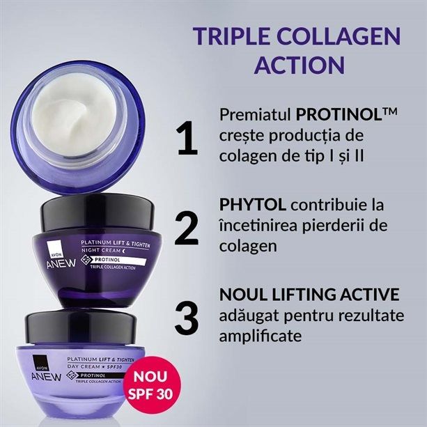 Crema de zi cu protinol si spf30 Avon Anew Platinum