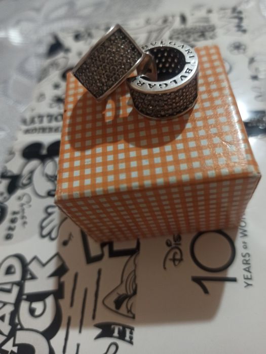 Сребърни обеци BULGARI