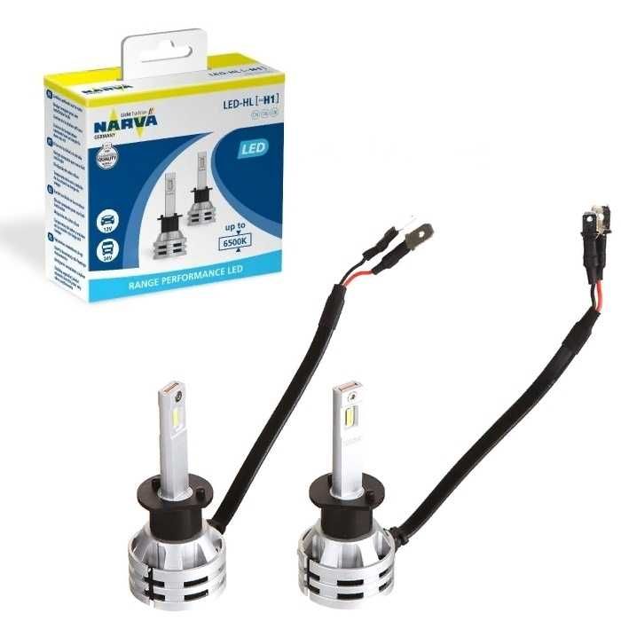 LED крушки NARVA H1/H3/H4/H7/H11/ HB3/4 6500K Range Performance