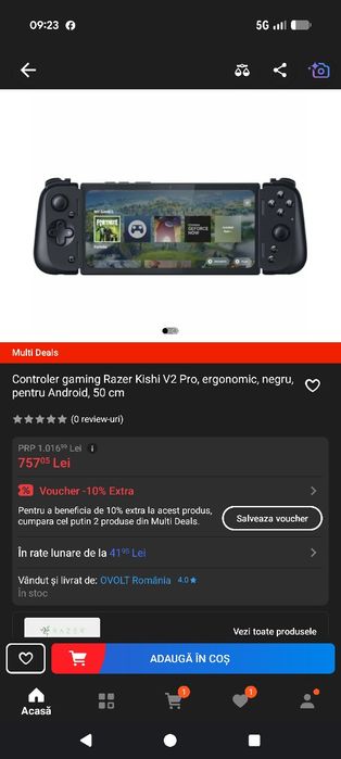 Controller Razer kishi v2 pro