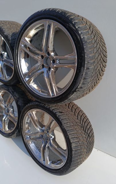 Set jante aliaj cu anvelope m+s 80%, stare 19 Inch, 5X112 255/35R19 A