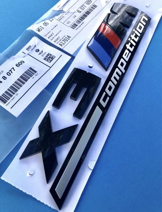 Emblema X3M Competition / Embleme auto BMW / Sticker Stema Sigla