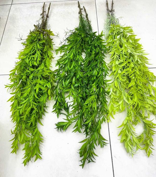 Висячая искусственная зелень для декора