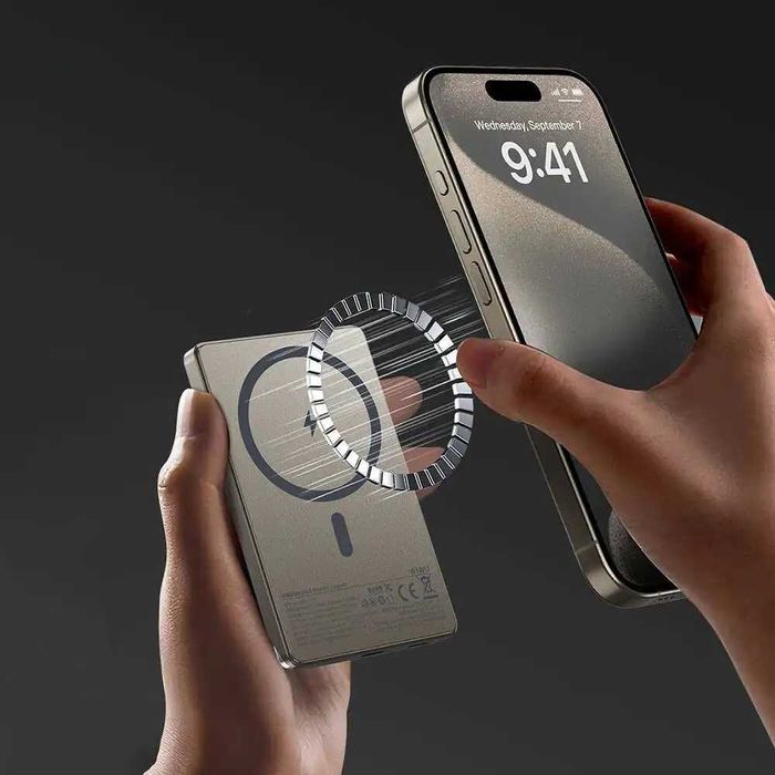 WIWU Power Bank 5000mAh — ультратонкий с magsafe. Есть доставка