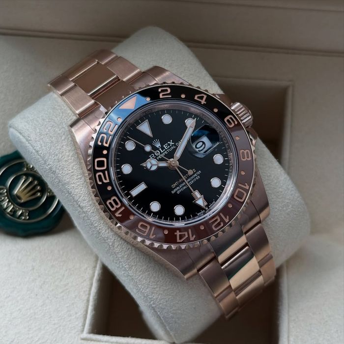 ceas rolex gmt - master ll  roze  40,mm