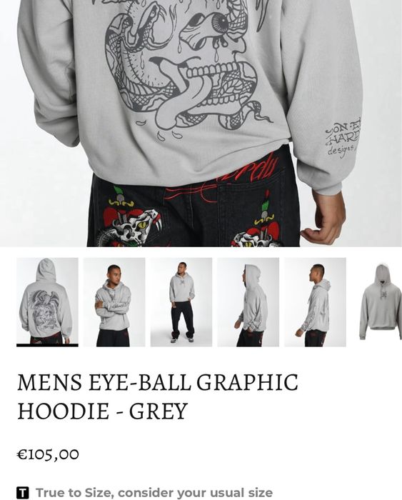 Ed Hardy оригинален мъжки суичър, размер L