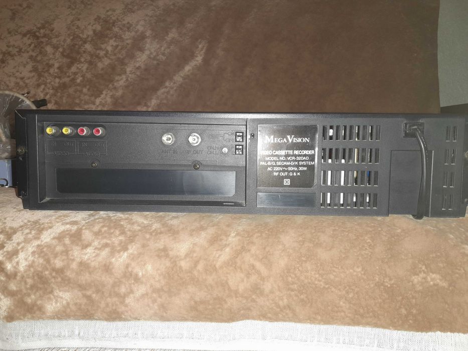 Video Recorder VHS, tuner tv