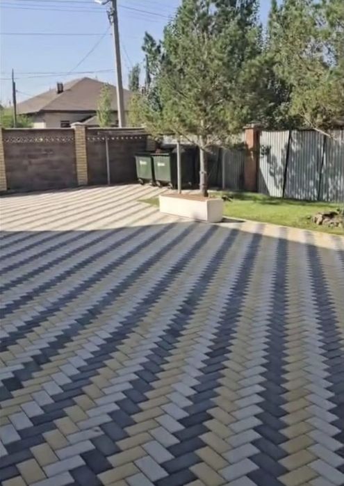 Брусчатка вибропресованная