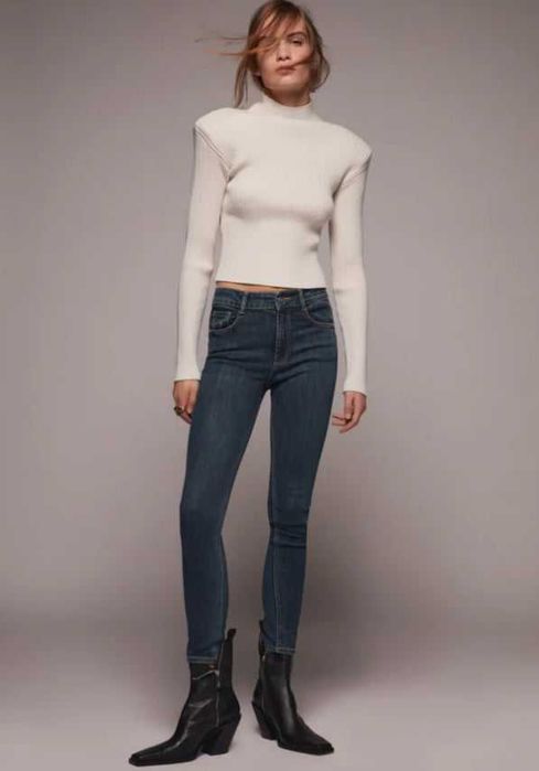 ZARA-еластични дънки