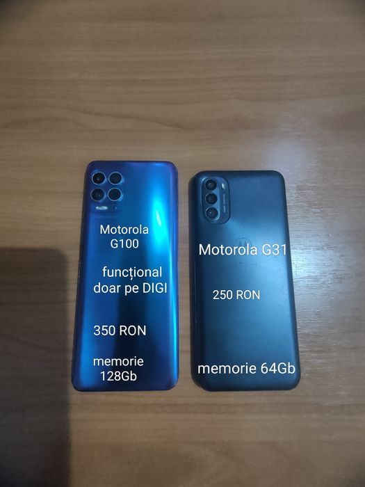 Motorola G100 și G31