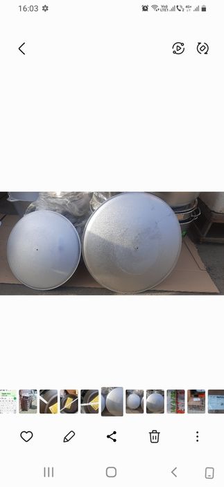 Vând capace pentru ceaune din aluminiu noi