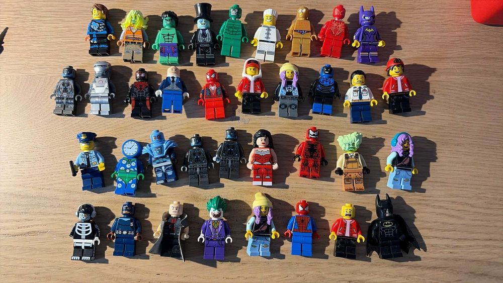 LEGO LOT 15 kg piese originale + 150 figurine + instrucțiuni