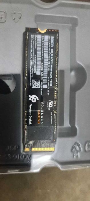 Solid State Drive (SSD) WD Black SN850 Gen.4, 500GB, NVME™, M.2.