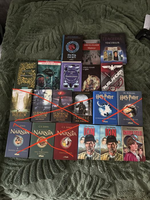 Carti fantezie SF set Lord of The Rings, Harry Potter, Narnia si multe altele