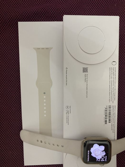 Часы apple watch SE 41 бежевый