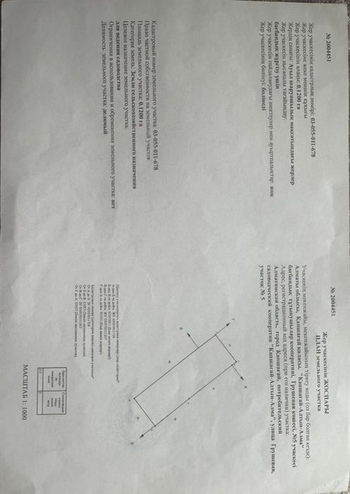 Продается СРОЧНО участок по даче 7