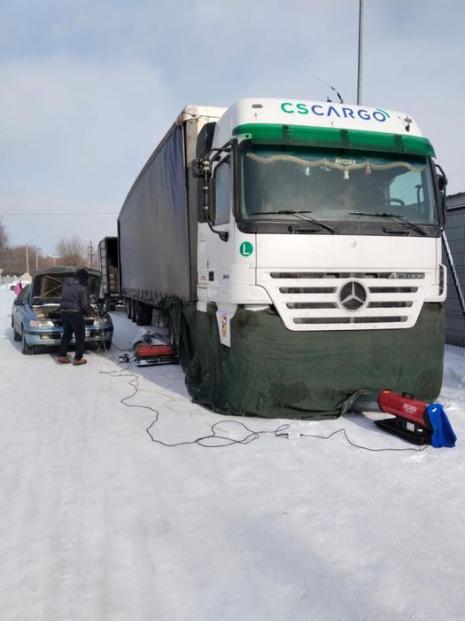 Отогрев авто