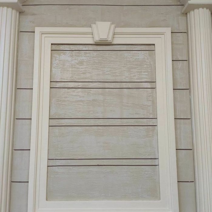 Обрамление для окна из пенопласта