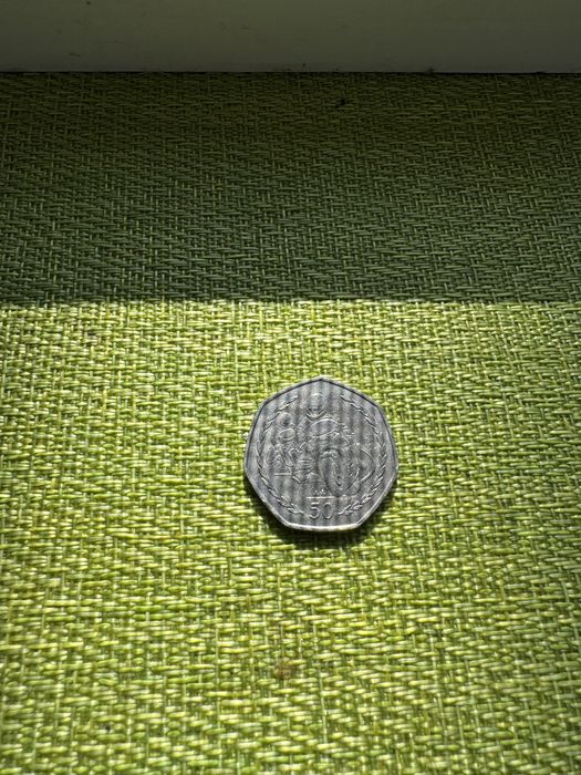 Isle of man 50 pence 1997