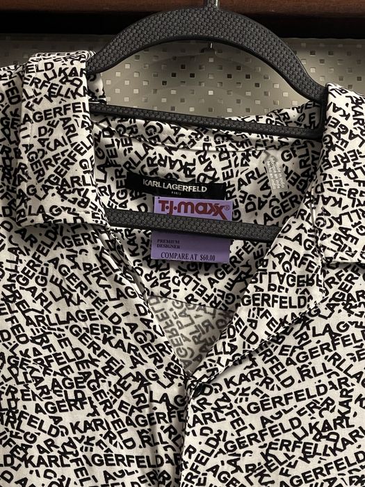 Camasa Karl Lagerfeld cu imprimeu - L - nou, cu eticheta - ORIGINAL