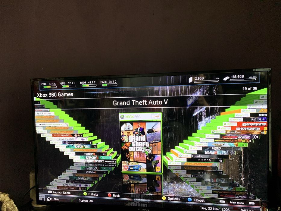 Vand Xbox 360 MODAT de 500 gb in stare perfecta