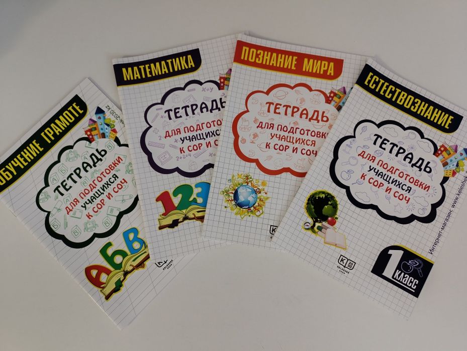 Тетрадь для подготовки к СОЧ и СОЧ для 1-го класса с углубленным обуч.