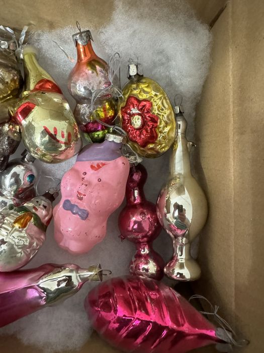 Ёлочные игрушки, стекло СССР, ГДР