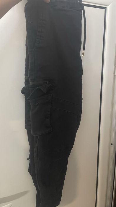 Черен мъжки панталон Bershka