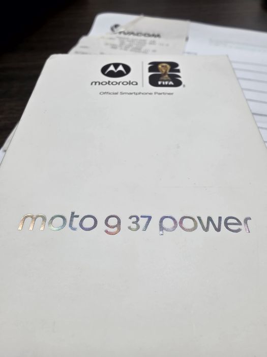 ^^^ЗАПЕЧАТАН 128GB Motorola g37 power Сив