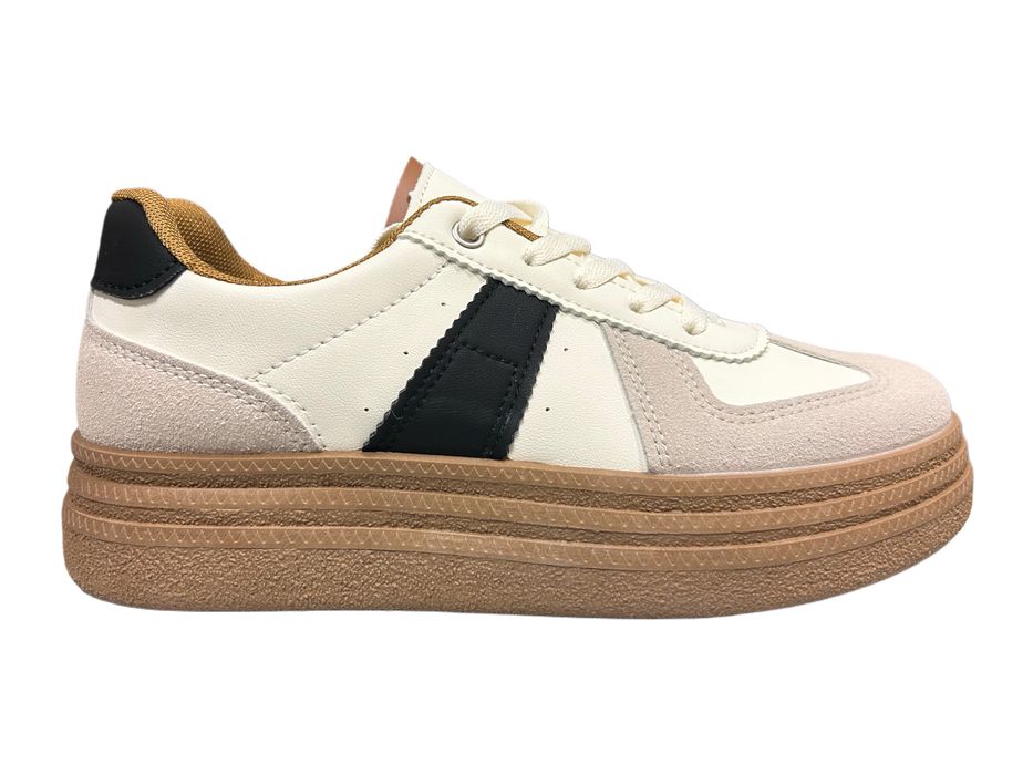 Дамски маратонки от еко кожа и велур -535