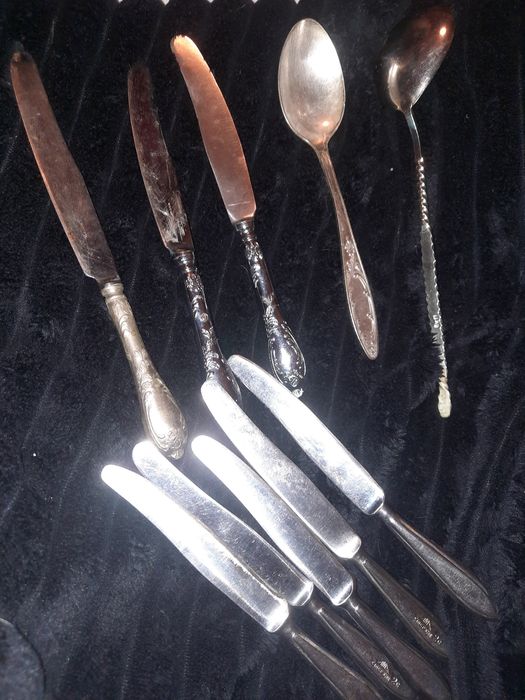 Ножи мельх и прочее почти даром