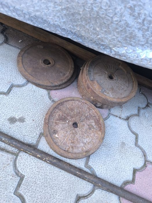 Штанга с блинами