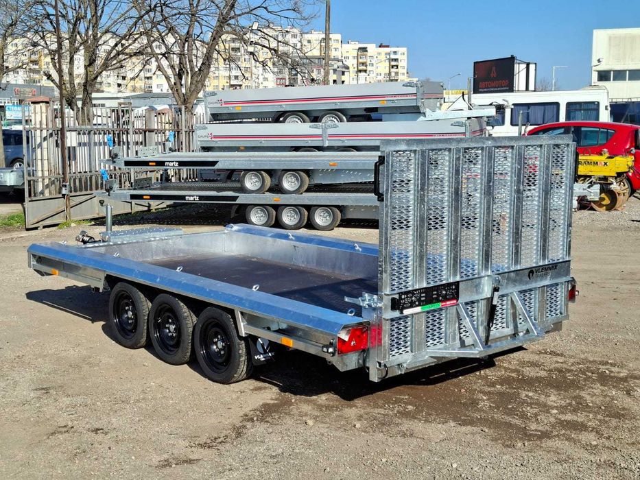 НОВО ремарке за строителна техника Vlemmix MT400 3500kg (3x1500kg)