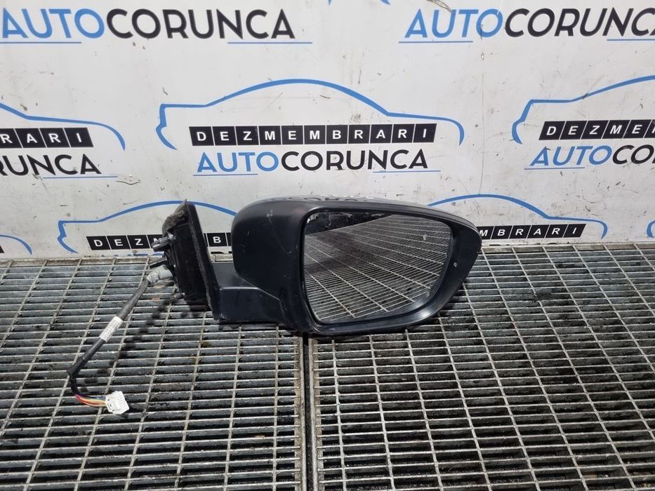 Oglinda dreapta Nissan Qashqai J11 2013 - 2017 4 Usi GRI (1023) Rabatabile FISURAT ...