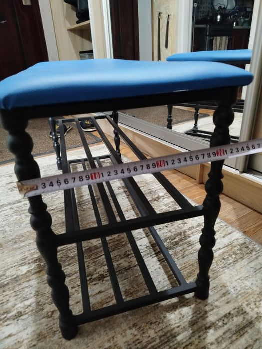 Два в одном: пуфик+обувная полка