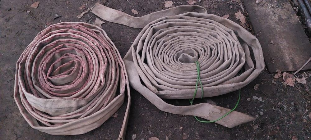 Пожарный шланг рукав СССР