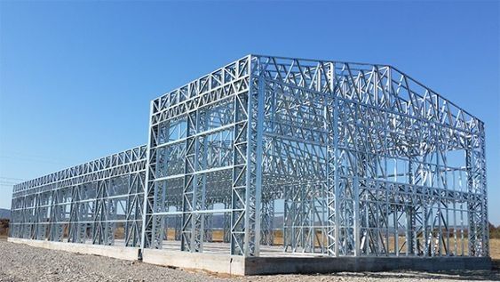 Строителство на Халета на изплащане, Метални конструкции за складове,