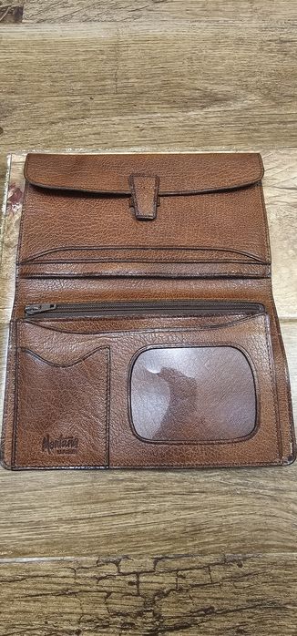 Portofel bărbați Montana Leather, piele naturală, maro