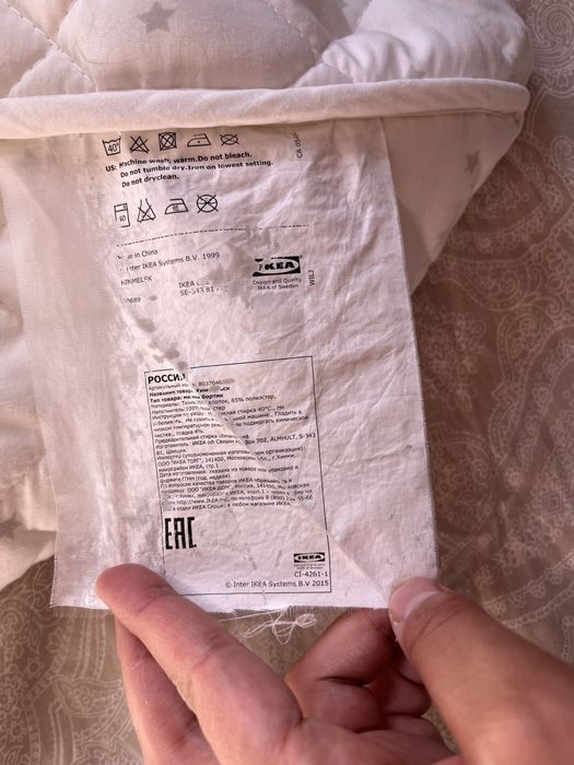 Бортик для кроватки Икея