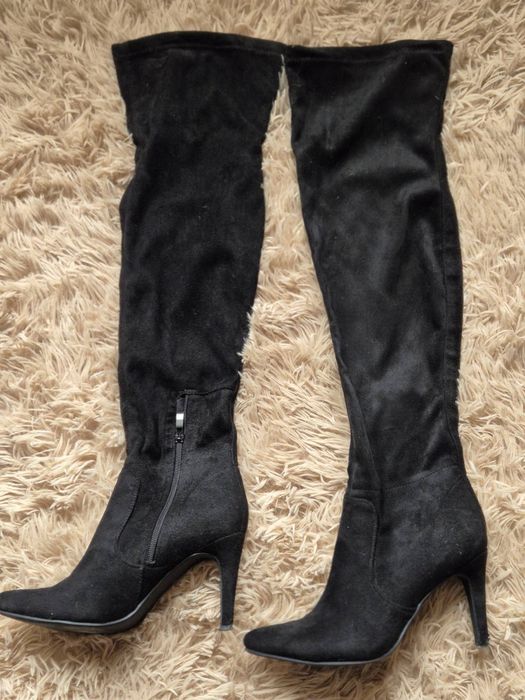 Дамски чизми велур 38 номер