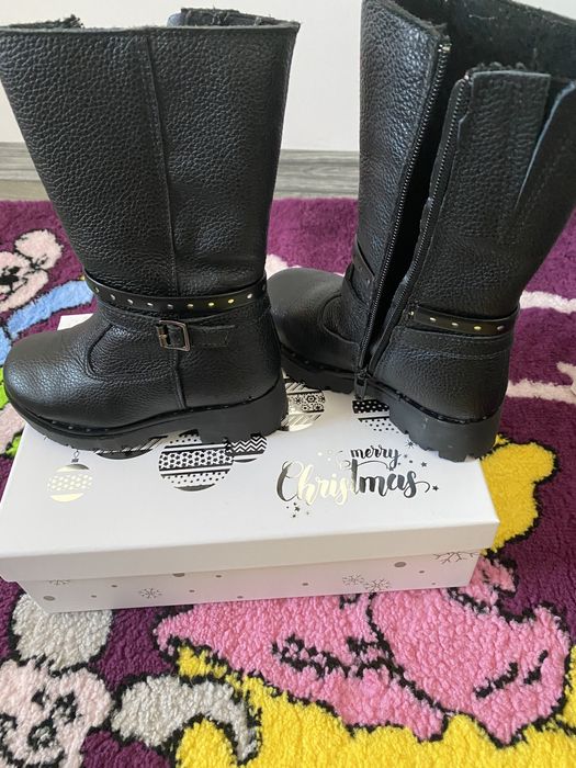 Cizmulițe piele naturală