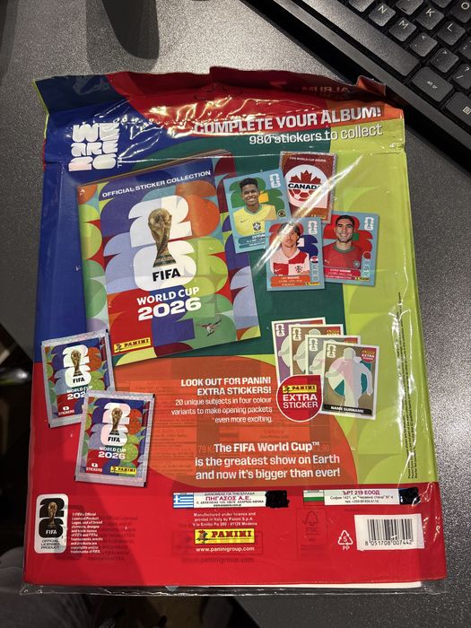 Starter pack-Албум на световното  2026 panini + стикери