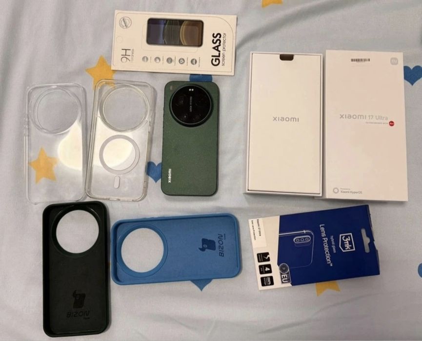 Vând/schimb Xiaomi 17 ultra 16gb/512 starlight green, garanție