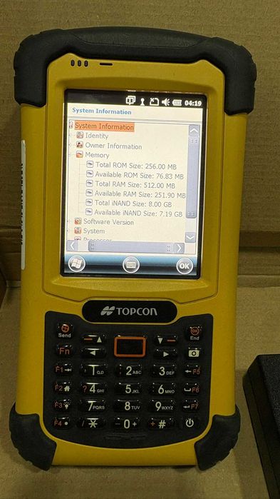 Controler TOPCON -GETAC PS336 SurvCE 6, Fieldgenius 12 Surveypro 6 RTK